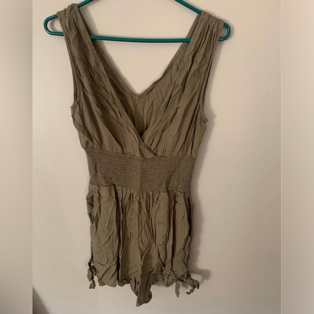 ARMY GREEN ROMPER